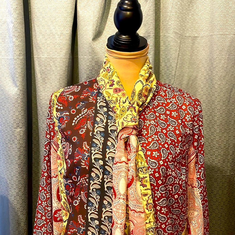 Soft Surroundings Langdon blouse NWT, Size L (14)**free shipping**